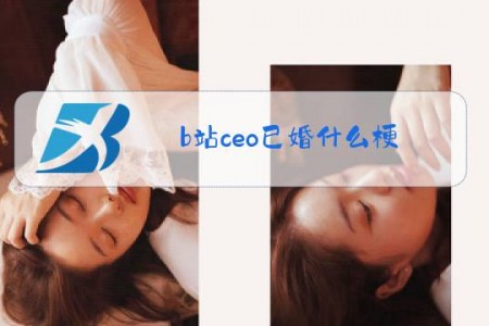b站ceo已婚什么梗